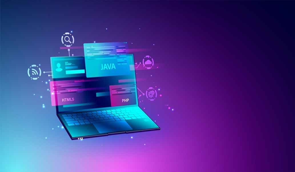 an illustration of website development